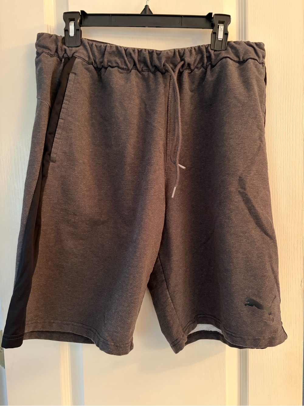 Puma Men's Heather Charcoal Athletic Shorts